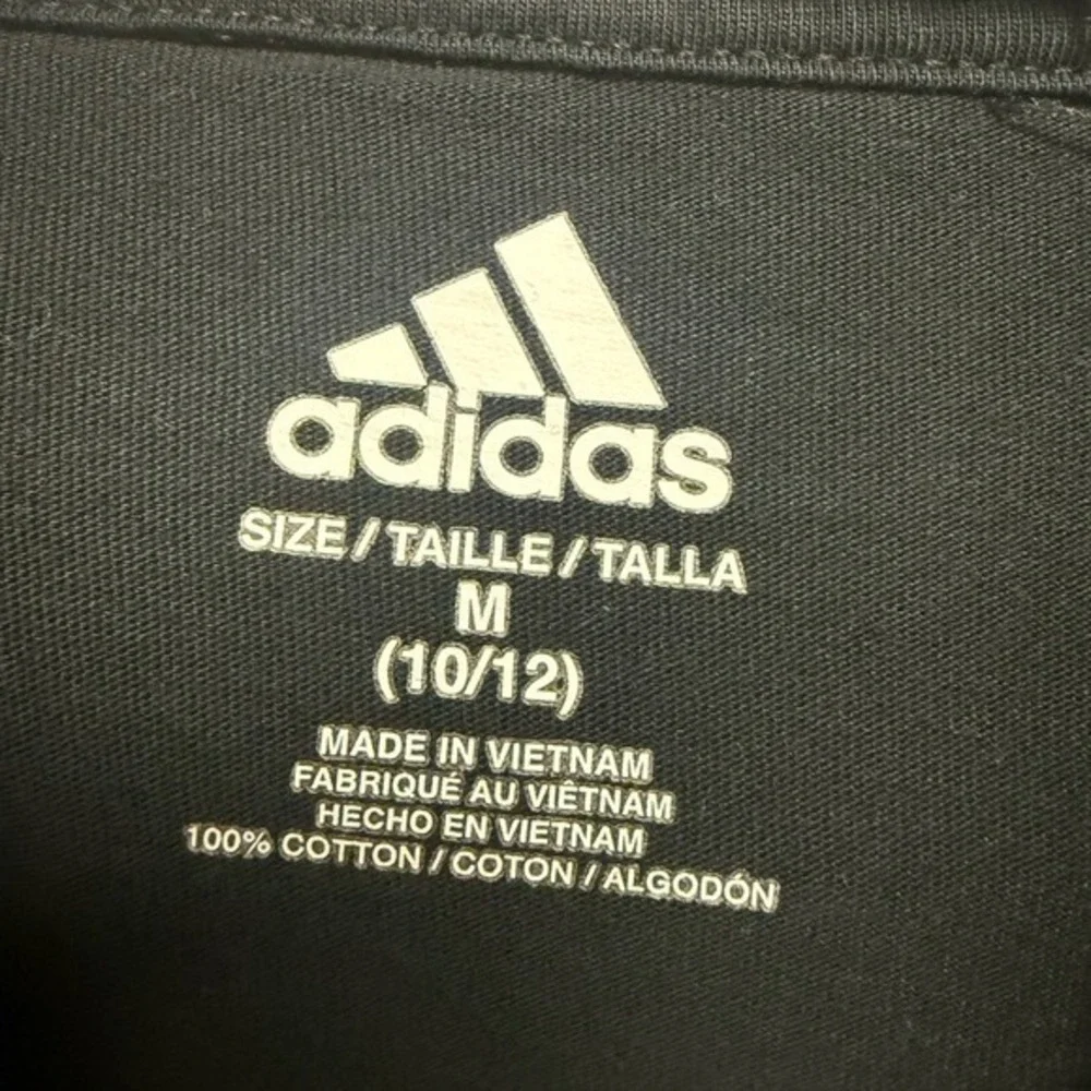 Adidas‎ Black Garment with White Logo size M (10-12)